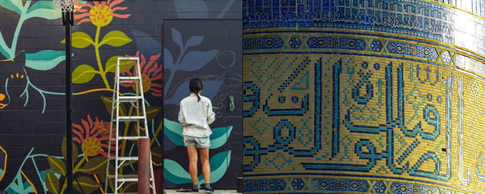 壁面を彩る「ウォールアート(壁面アート)」