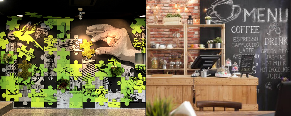 壁面を彩る「ウォールアート(壁面アート)」